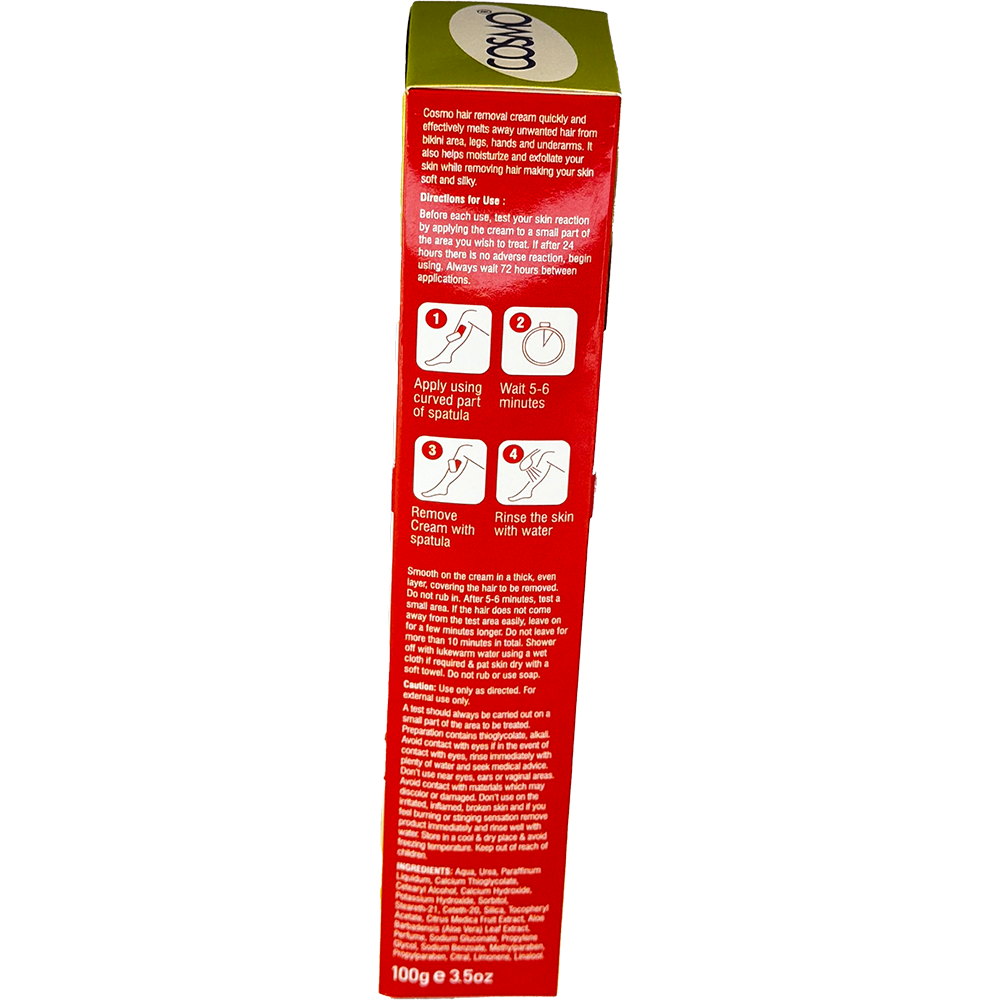 Cosmo Hair Removal Cream for Normal Skin - Refreshing Lemon (100g) - Image 3