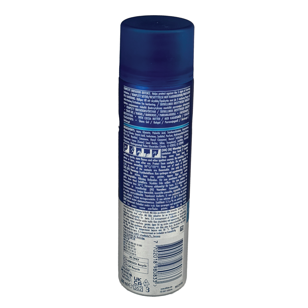 Gillette Series Moisturising Shave Gel with Cocoa Butter (200ml) - Image 2