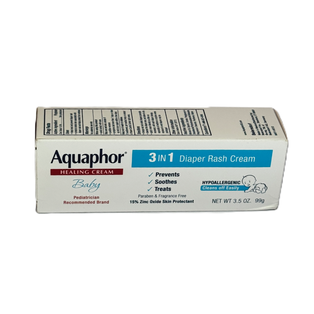 Aquaphor Baby 3-in-1 Diaper Rash Cream (99g / 3.5 oz.) - Image 2