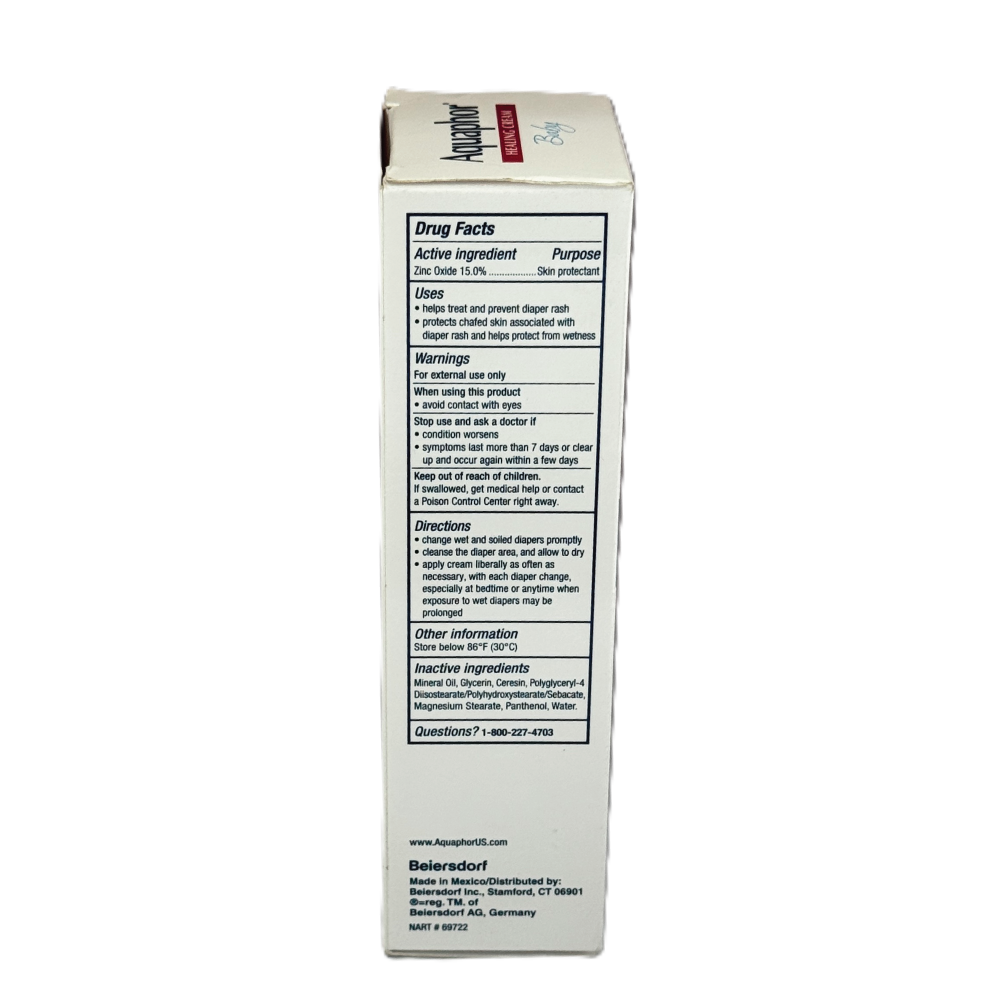 Aquaphor Baby 3-in-1 Diaper Rash Cream (99g / 3.5 oz.) - Image 3