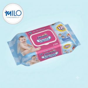 Ultra Compact Angels Baby Wet Wipes (120 Pcs)